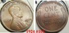 Lincoln Wheat Penny 1924  VG #101