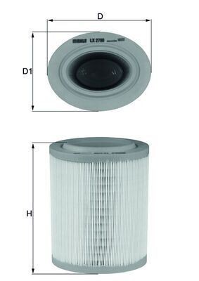 MAHLE LX 2790 - Air Filter Car - Engine - Image 20
