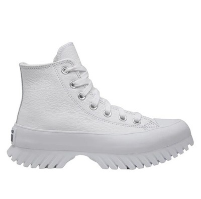 Converse Ctas Lugged 2.0 Hi Leather Unisex Turnschuhe Weiß Sz 41,5