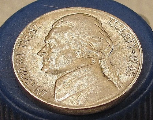 Photo of a 1943-P Jefferson Nickel from an eBay listing that sold on Jul 20, 2026