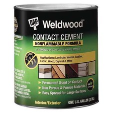 Dap Contact Cement, Weldwood Nonflammable Series, Tan, 1 gal, Can 25336 Dap