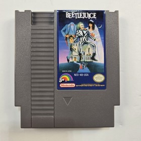 Beetlejuice Nintendo NES 1991 Game  LJN Tim Burton Vintage Us