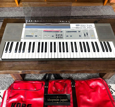 KORG SAS-20 Vintage Personal Keyboard mit Case Cartridge Adapter aus Japan