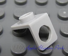 NEW Lego LIGHT GRAY MINIFIG NECK BRACKET - Package Holder Back Plate w/Stud-Knob