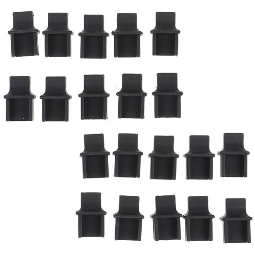 20pieces RJ45 Network Port Protective Rubber Cover Network Connector End Cap.bf - Afbeelding 7 van 12