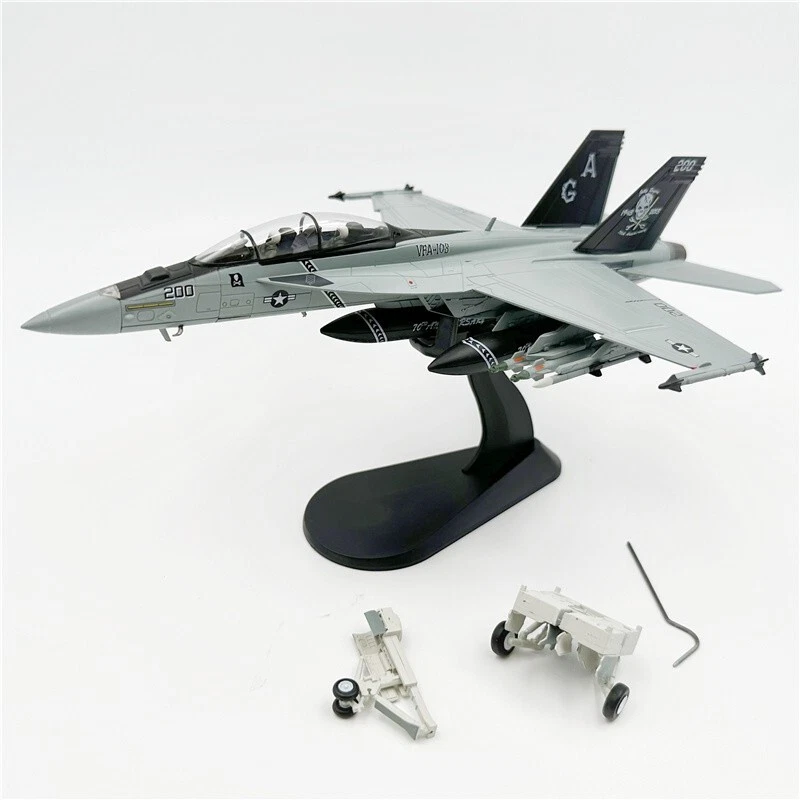 Wltk US Navy F/A-18 Super Hornet VFA-103 Jolly Rogers Fighter 1/72 Diecast Model - Image 2 of 4