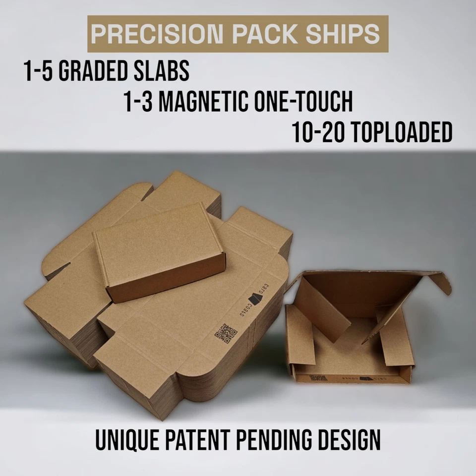 Card Coats Precision Pack - Graded Slab Trading Card Shipping Box - (50 Pk) - Image 4 of 4