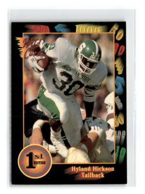 1991 Wild Card Draft - #31 - Hyland Hickson - Michigan State