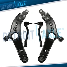 Front Lower Control Arms Outer Tie Rods for 2013 2014 Hyundai Santa Fe Sport XL