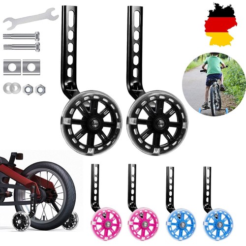 2x Universal Stützräder Sicherheitsstützräder für Kinderfahrrad Hilfsrad 12-20" - Bild 4 von 15