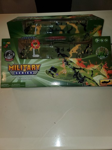 Military Series 1828-76A Toy Military Think N Thrill New 3 Soldiers Helicopter - Picture 3 of 24