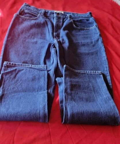 New w/o Tags LL Bean Blue Jeans Mens 36X32 Relaxed Fit Denim 100% Cotton Unworn