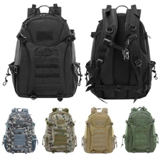 Tactical 28L Backpack Military Mens Bag Waterproof Molle Day pack For Hiking USA