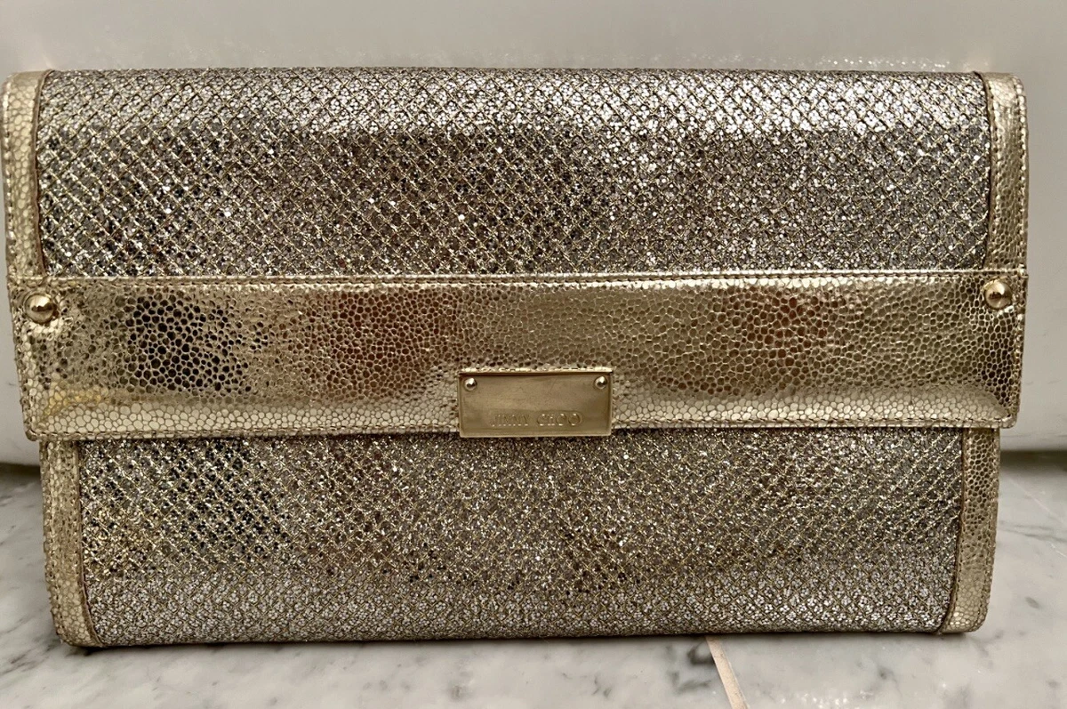 Jimmy choo silver clutch new arrivals