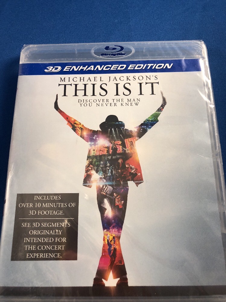 3D Enhanced Edition Michael Jackson's This Is It Blu Ray DVD | eBay
