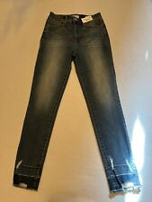 Womens Sofia Vergara Rosa Curvy Ankle High Rise Blue Jeans Size 2