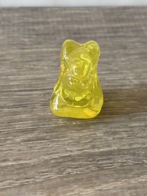 Gogo's Crazy Bones Classic #17 Rocker in Translucent Yellow Color Preowned