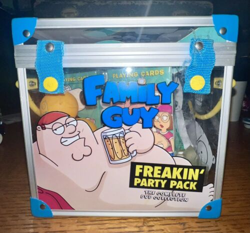 Family Guy Freakin Sweet Party Pack 18 DVD Collection Case Ping Pong Poker Set - Picture 1 of 21