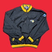 Vintage Pittsburgh Steelers Windbreaker Jacket Pro Player 1990s Men s XL Vtg 90s