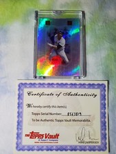 RARE Topps VAULT Carl Yastrzemski Hologram Proof Sealed with COA RED SOX !