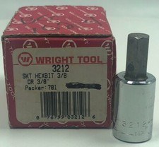 Wright Tool 3212 3/8 Drive 3/8 Hex Type Socke...