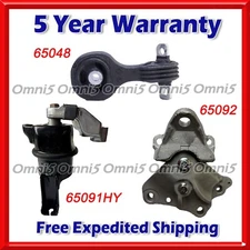 O585 Fits 2013 Honda Civic 1.8L Coupe GAS AUTO Motor & Transmission Mount 3pc