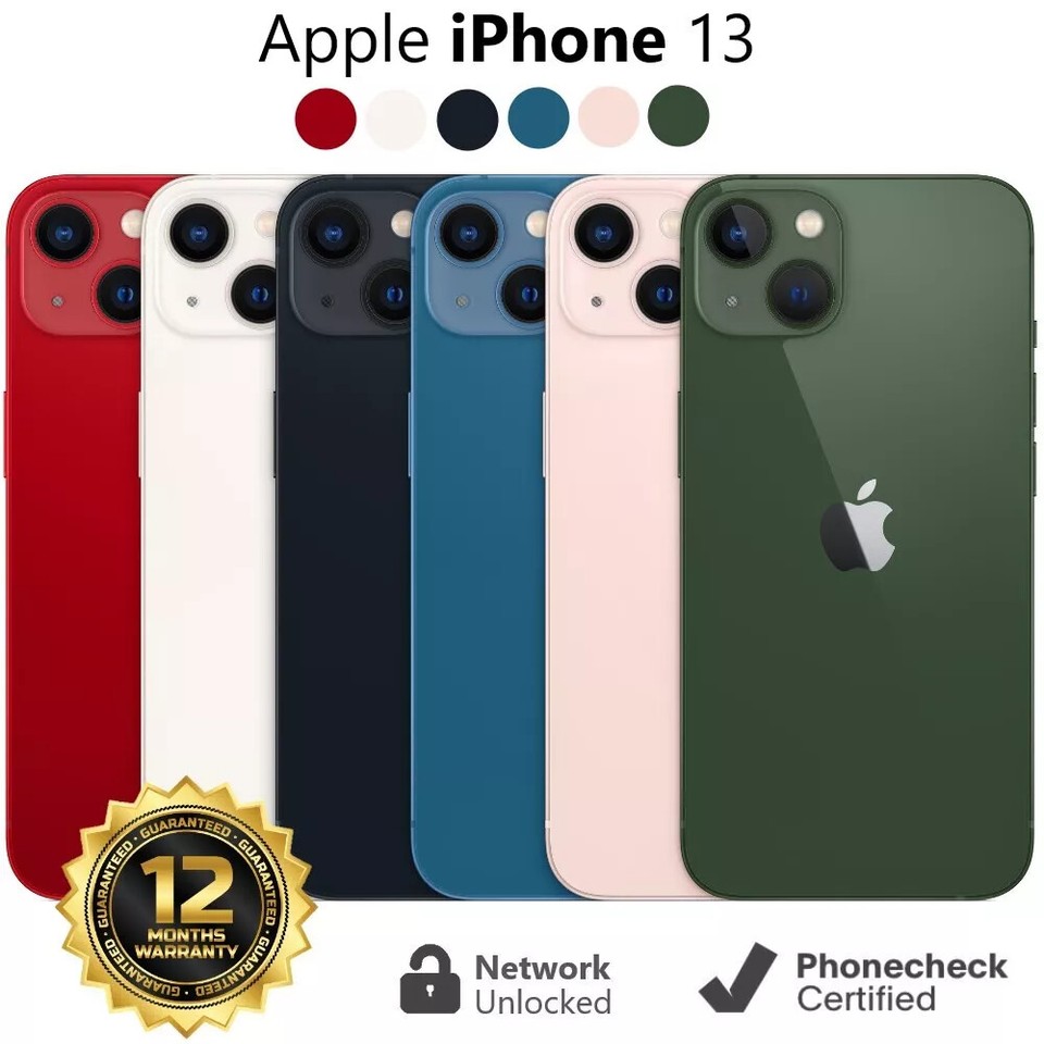 Apple iPhone 13 128GB Fully Unlocked - Very Good Condition