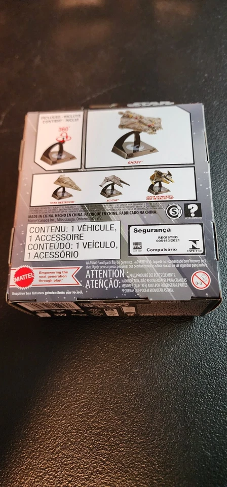 GHOST #21 Star Wars HOT WHEELS STARSHIPS SELECT DIECAST SHIP mattel - NUEVO Foto 2 de 3