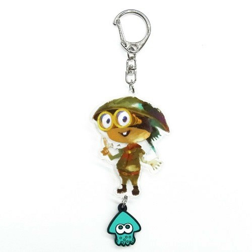 Splatoon Acrylic Key Chain: Arty With Inkling-Tintenfisch - Picture 2 of 4