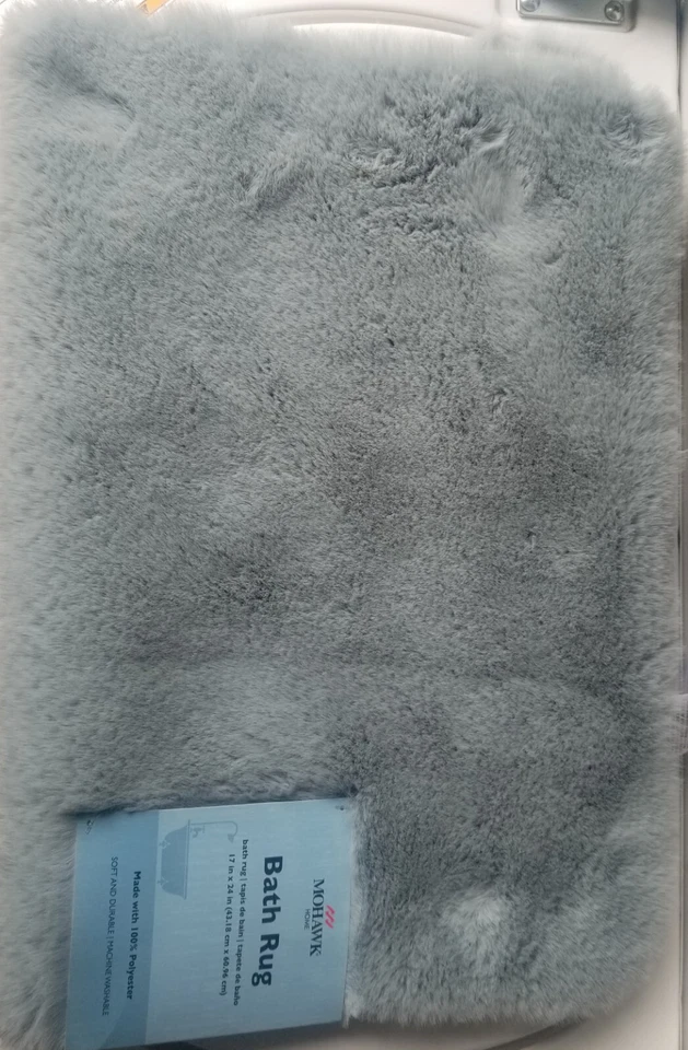 Alfombra de baño Mohawk 17 X 24 - verde niebla Foto 2 de 4