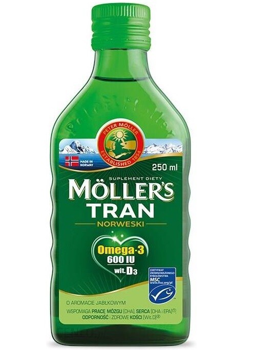 MOLLERS Norwegian Fischöl mit Apfelgeschmack (Omega-3 EPA, DHA) 250ml