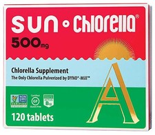 120 tablets  SUN CHLORELLA  500mg  Exp. 01/2028