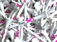 New 2 3/4" TRUESTRIKE Hope Breast Cancer Awareness 2.75 Premium Golf Tees