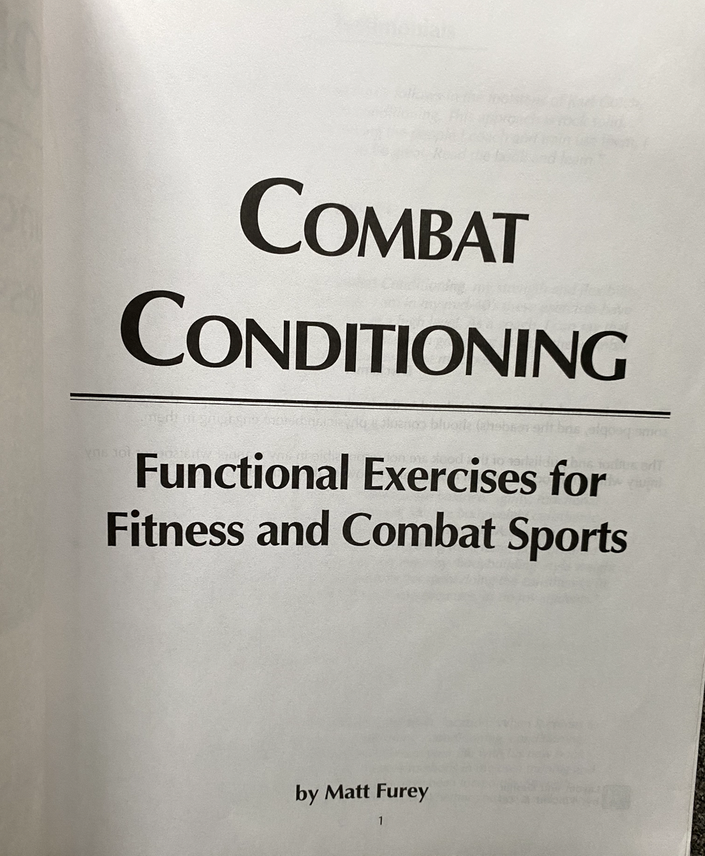 Combat Conditioning by Matt Furey paperback book
