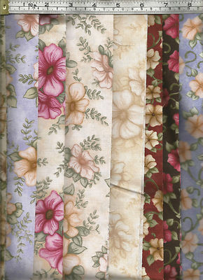P&B Textiles: Vintage Rose von Nancy Odom - Patchwork Quiltstoff Floral