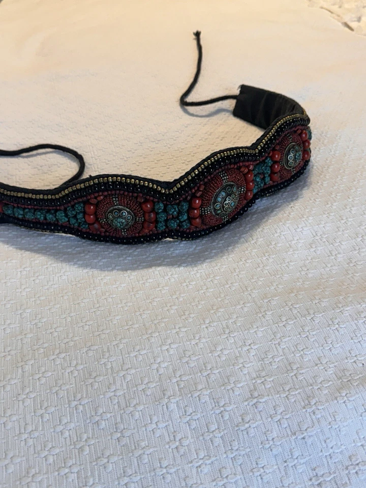 пояс из бирюзы и красного камня - Изображение 4 из 4