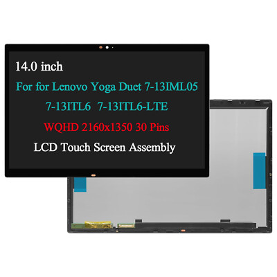 5D10S39703 LCD Touch Screen Assembly WQHD for Lenovo Yoga Duet 7-13ITL6 82MA