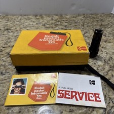 Vintage 1972 Kodak Pocket Instamatic 20 Camera Outfit Preowned. Cpix