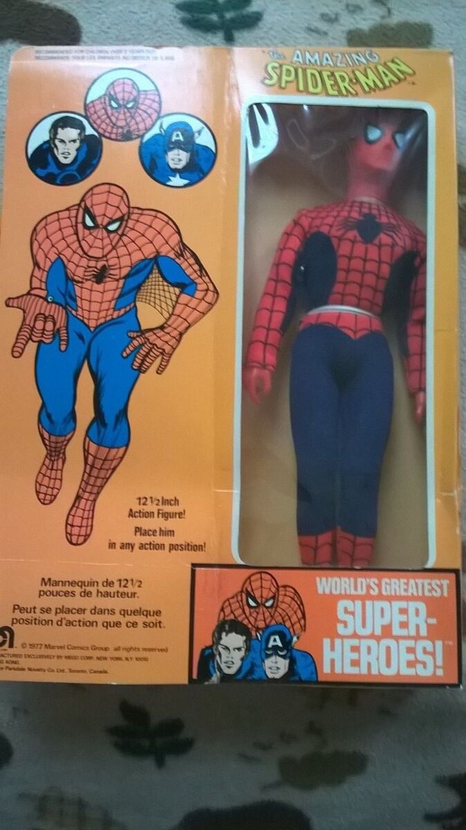 【福袋セール】 Mego 1977 Inch 1/2 12 Comics Marvel Spider-man Amazing スパイダーマン