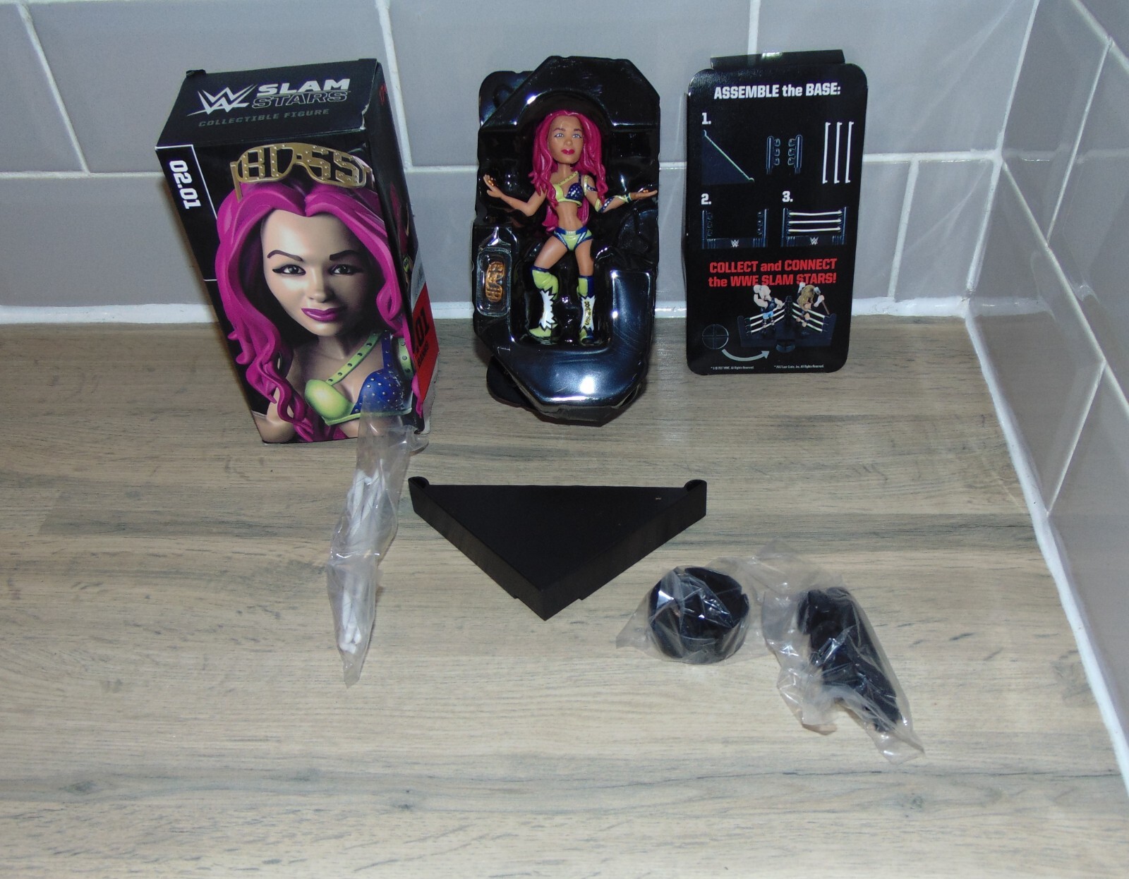 WWE DIVA Sasha Banks VGC - Slam Stars - New in Damage Box - WWE Wrestling Figure