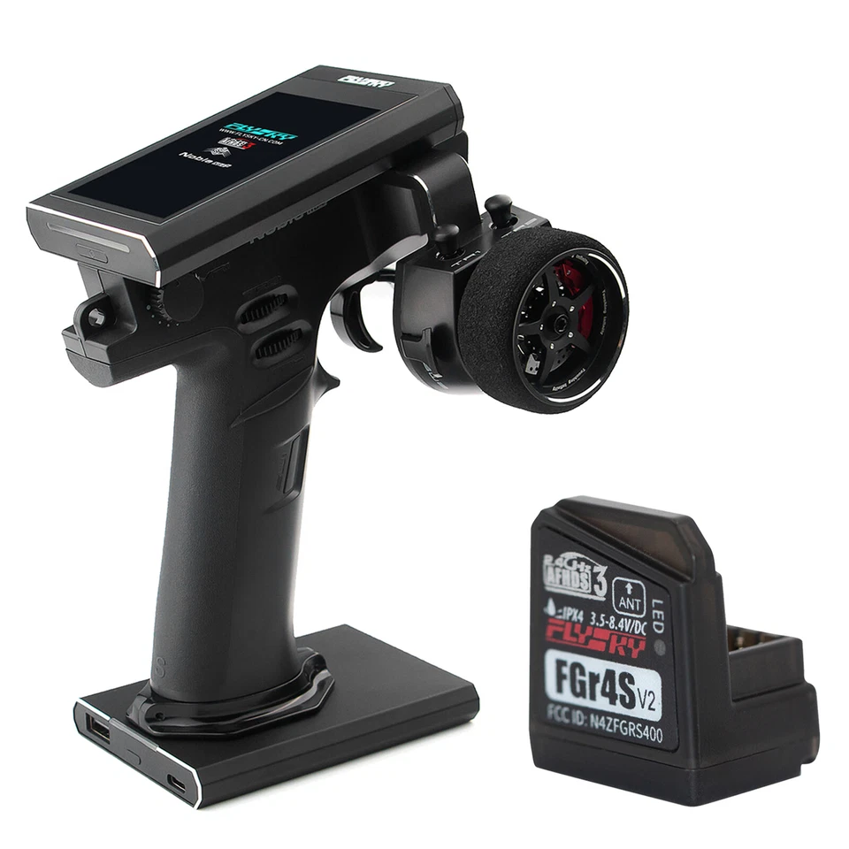 Flysky Noble NB4+ 2.4G 8CH Radio Transmitter FGR4S Receiver for RC Car Boat A4A0 - Image 2 of 4