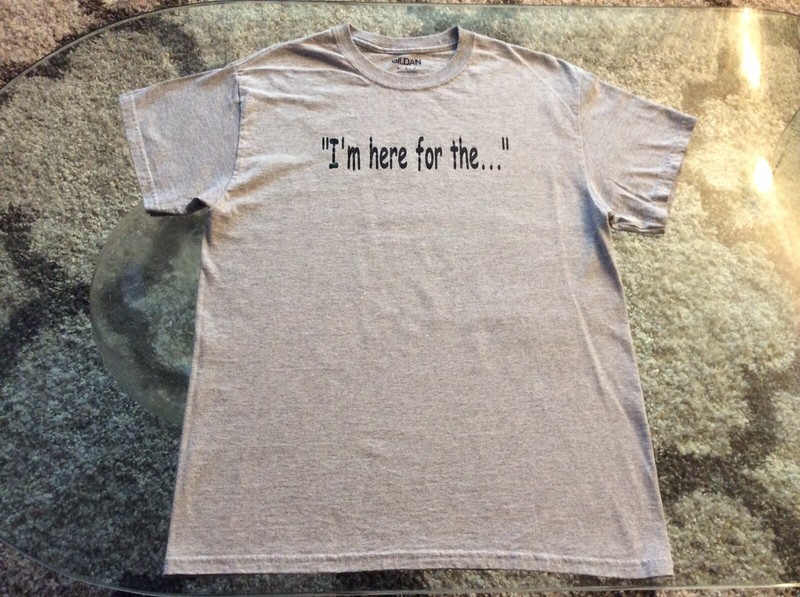 Boys & Girls Clubs Of America “I’m here for the...” Gray Shirt Adult Medium NWOT