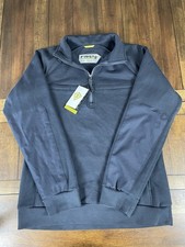 First Tactical Women's 1/4 zip Cotton Job Shirt Black size M Gorpcore Hiking