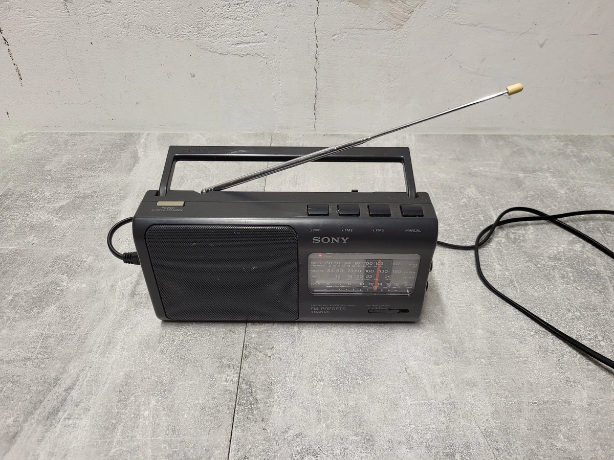 Sony ICF-880L Radio 4 Bands FM /MW/LW/SW Weltempfänger!!!