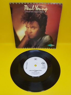 Paul Young Love Of The Common People 7'' Vinyl Single Record 1983 CBS Records