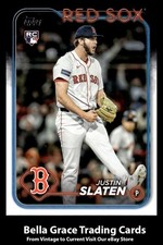 2024 Topps Update Justin Slaten #US178 Boston Red Sox Rookie MLB Baseball 