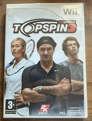 Top Spin 3 (Nintendo Wii, 2008) Nagelneu und Sealed Pal UK Spiel