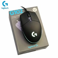 Logitech G102 Wired Gaming Mouse 8000DPI Optical Black White For PC Laptop UK