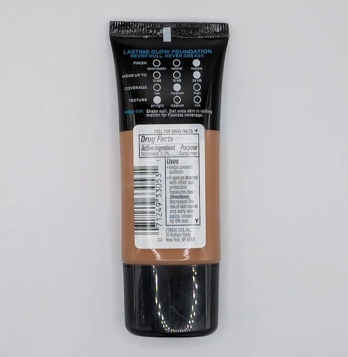 L'Oreal Paris Makeup Infallible Up To 24HR Pro-Glow Foundation Creme Cafe - Image 2 of 2