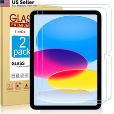 TiKeDa Screen Protector for iPad A16 2025 11th/10th 11th/10th, Clear